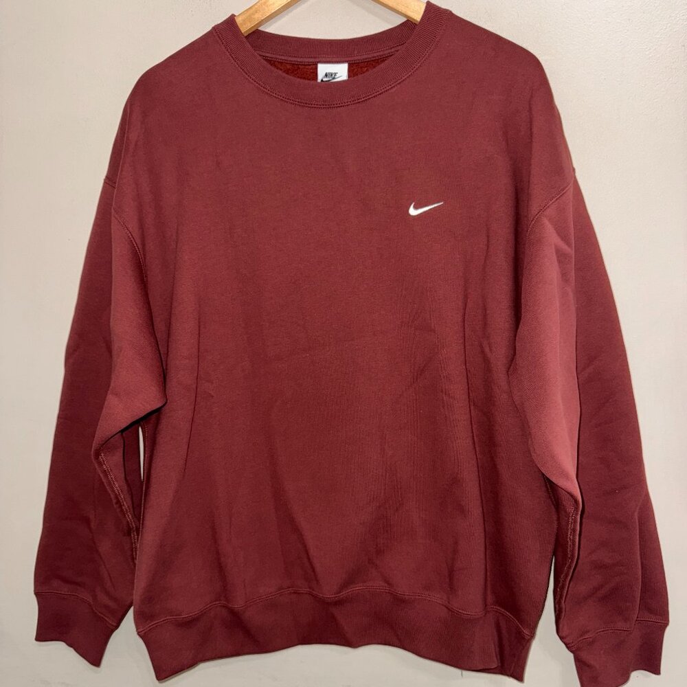 Nike Nikelab Solo Swoosh Men's Fleece Heavyweight Sweatshirt DX1361-231 Mens